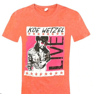 NWT KOE WETZEL Live Short Sleeve T-Shirt Concert/Tour Official Merch Unisex